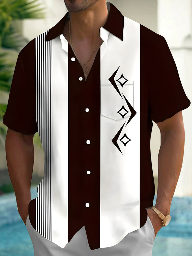 men's shirt front view