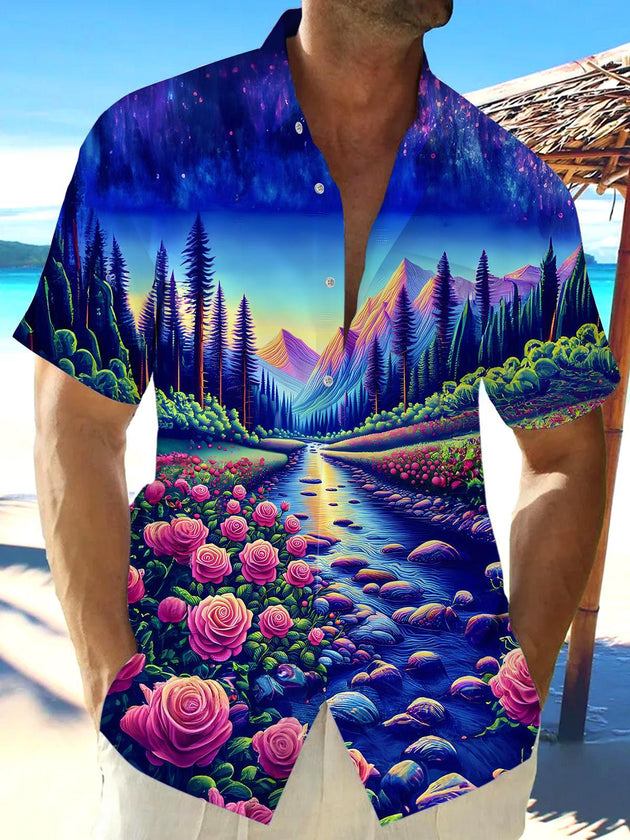men's shirt front view