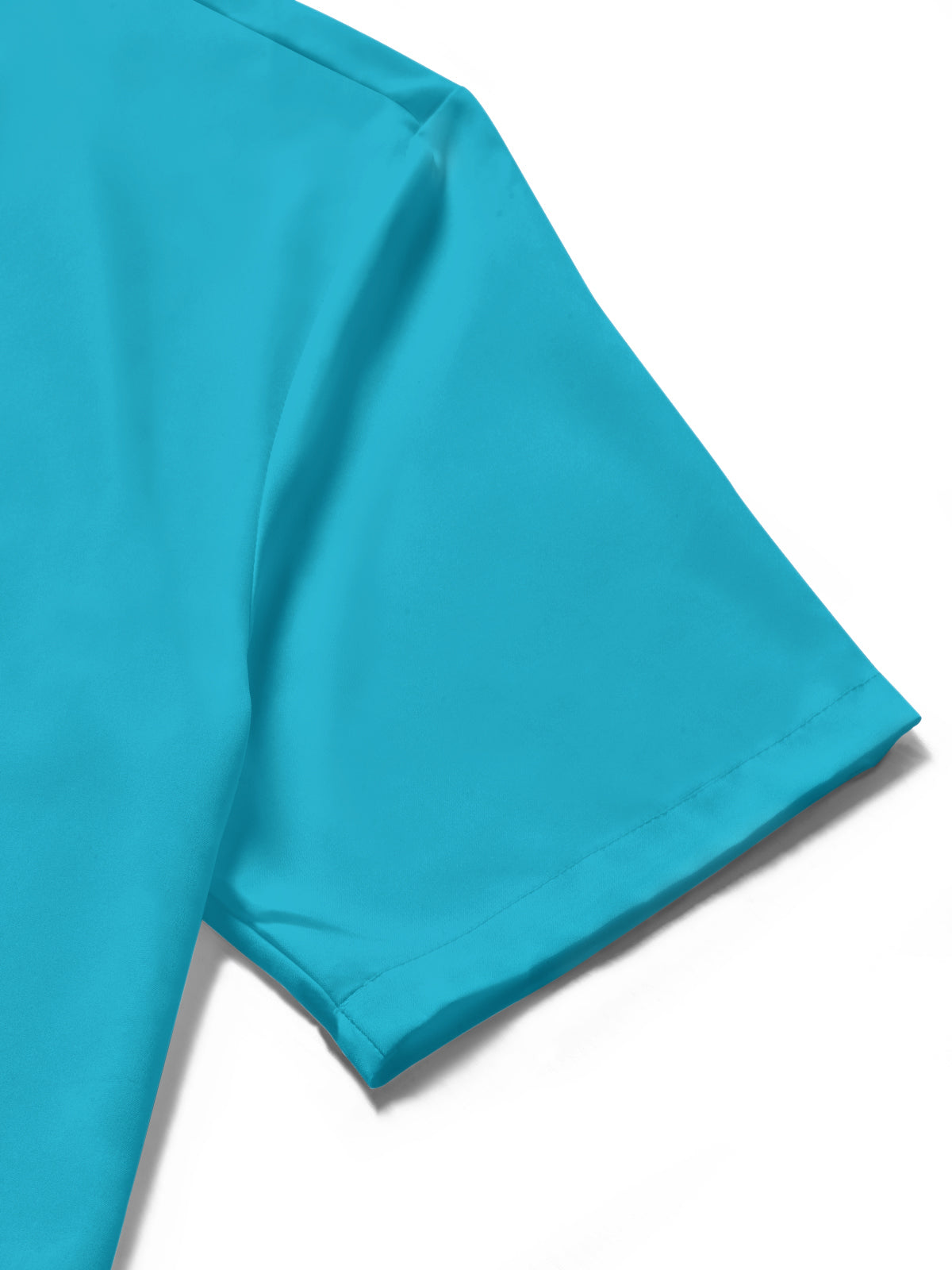 Floral Print Men's Pocket Short Sleeve Shirts