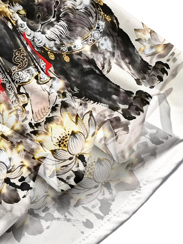 men's printed shirt summer vacation
