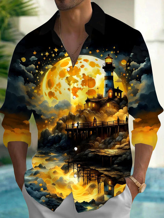 men's shirt front view