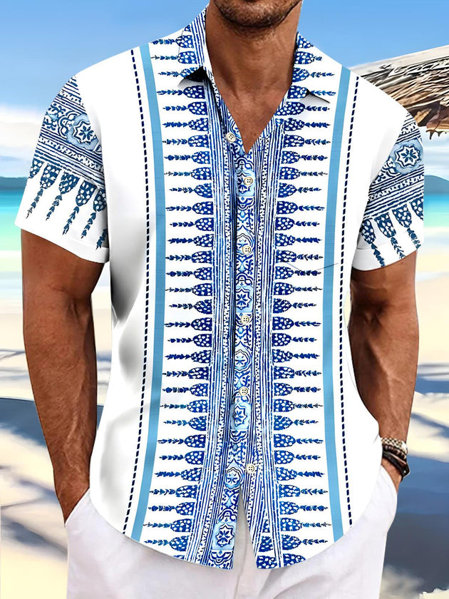 men's shirt front view