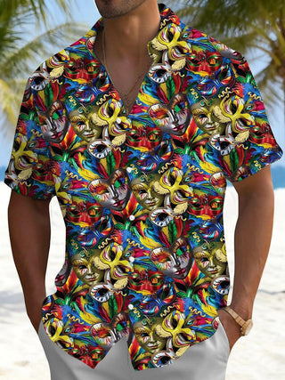 men's shirt front view