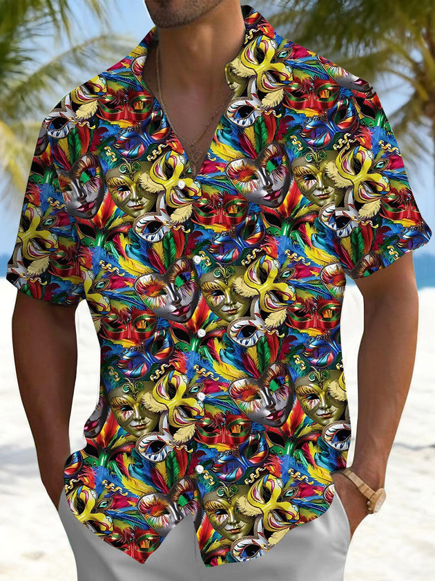 men's shirt front view
