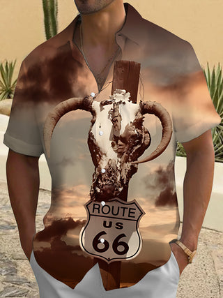 men's shirt front view