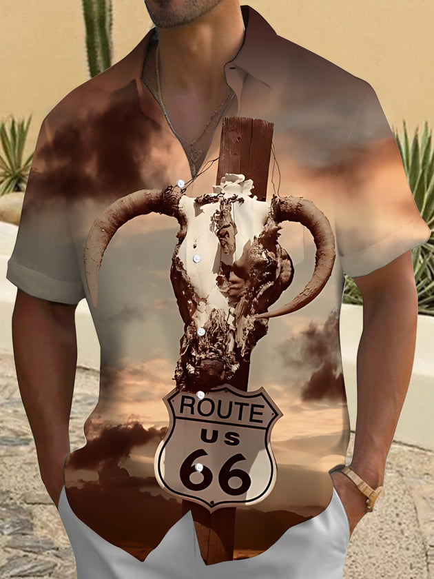 men's shirt front view