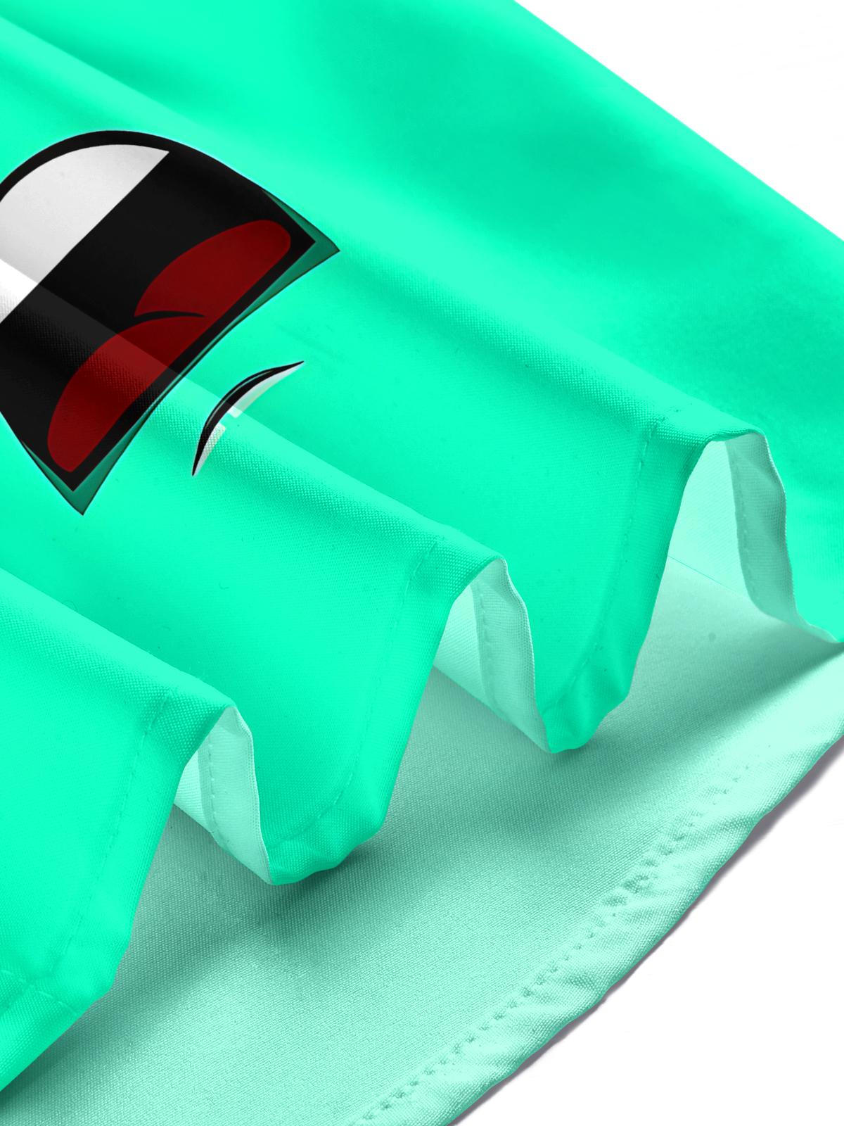 Funny Print Men's Pocket Short Sleeve Shirts