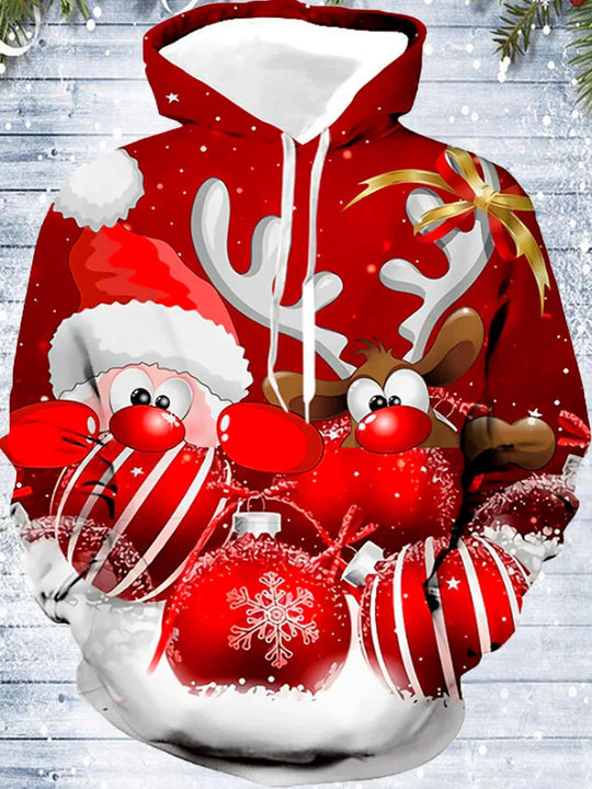 men's Christmas shirt front view holiday party