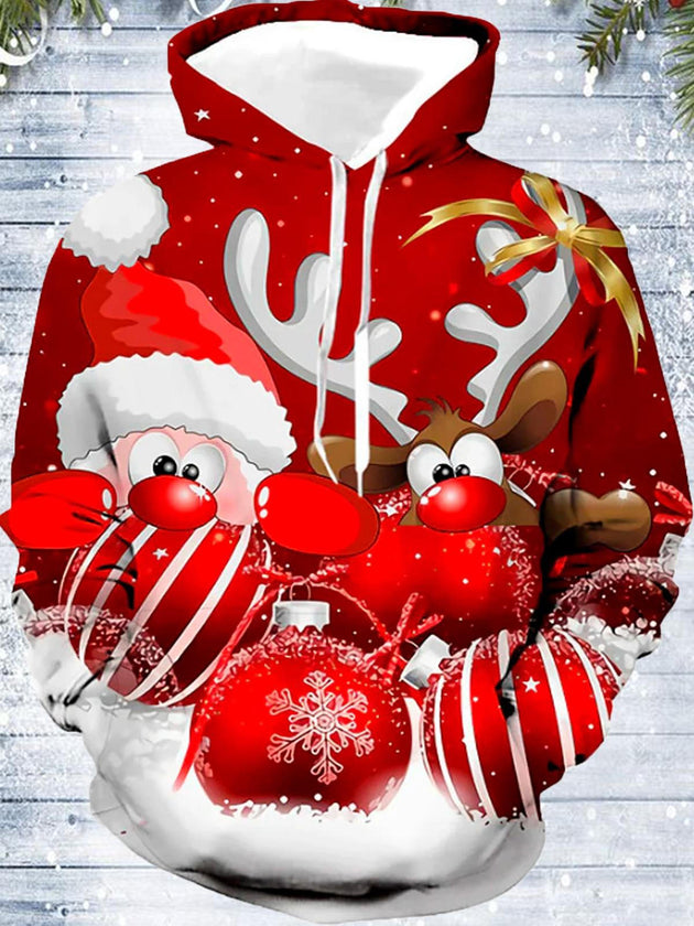 men's Christmas shirt front view holiday party