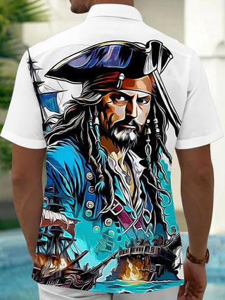men's pocket shirt back view