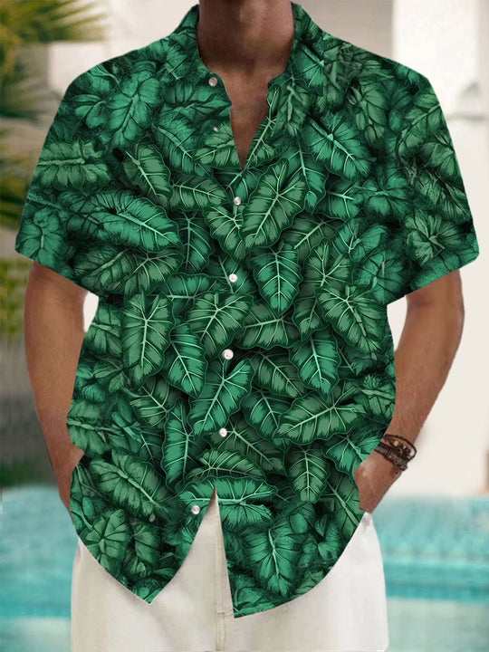 men's patterned sweater shirt front view