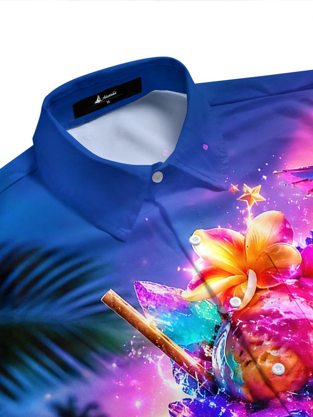 Ice Cream Men's Pocket Short Sleeve Shirts