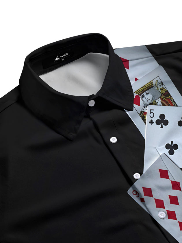 men's short sleeve shirt side view