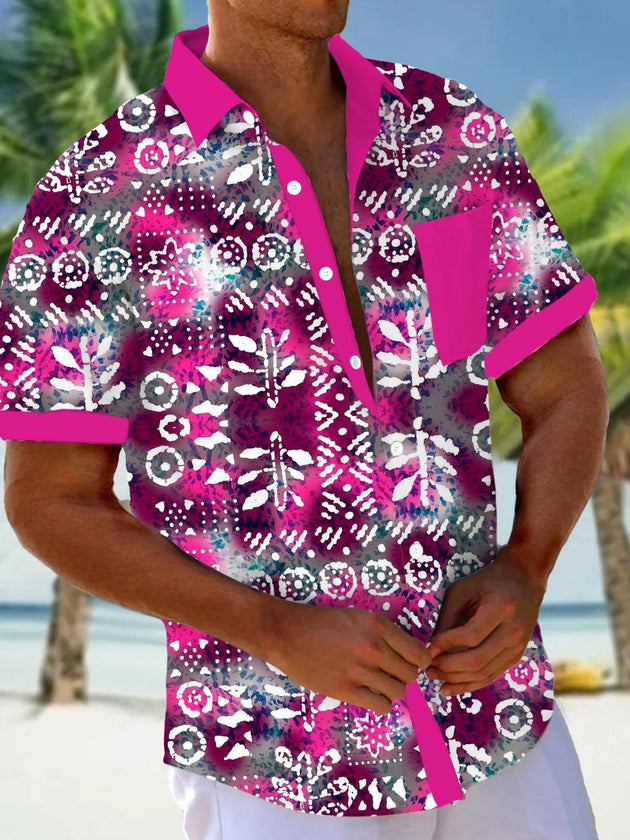 men's vintage style shirt front view