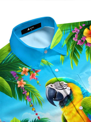 men's tropical shirt side view