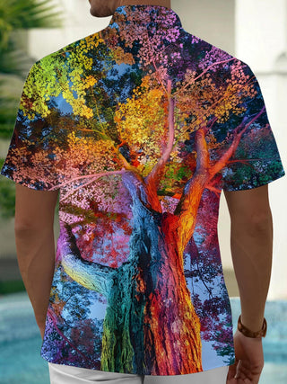 men's pocket shirt back view