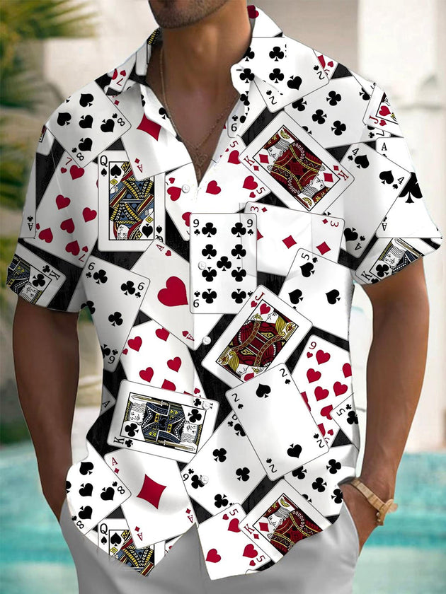 men's pocket shirt back view