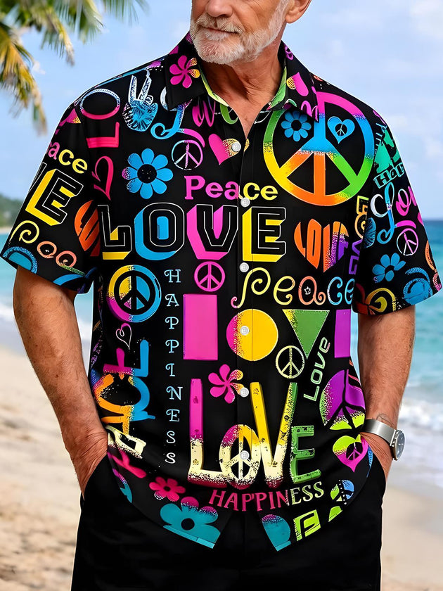 men's shirt front view