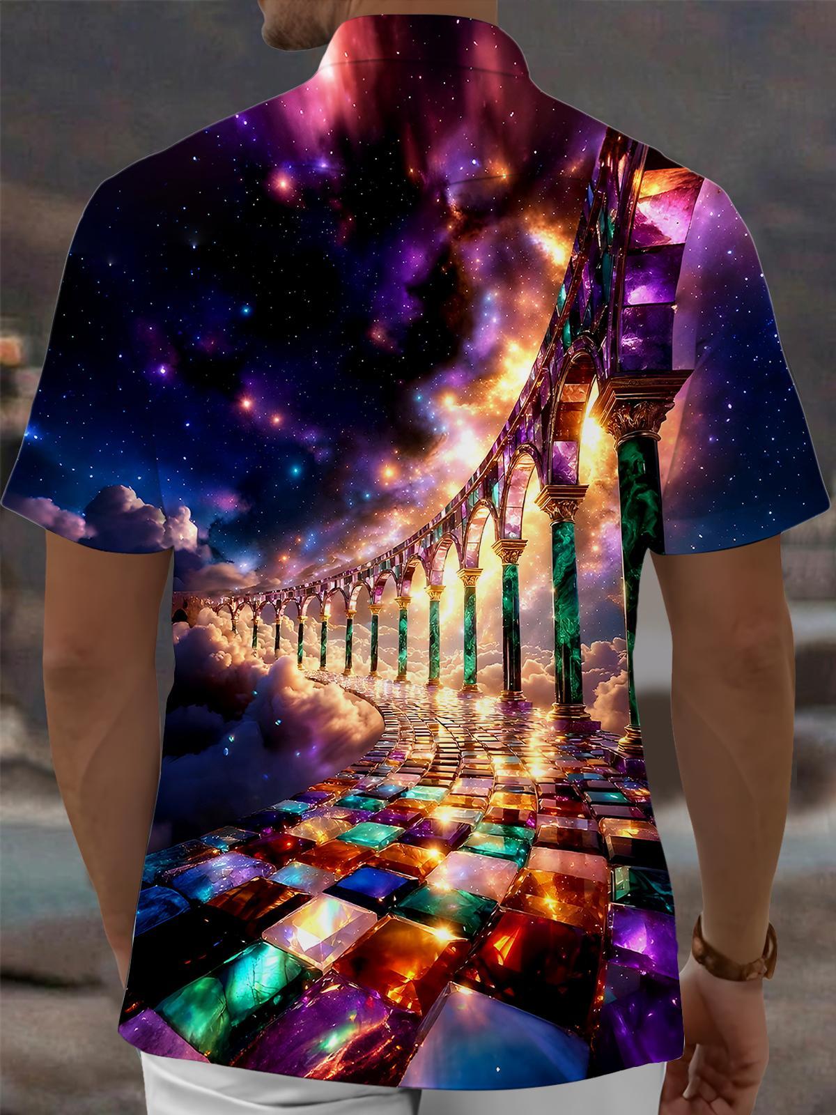 men's pocket shirt back view