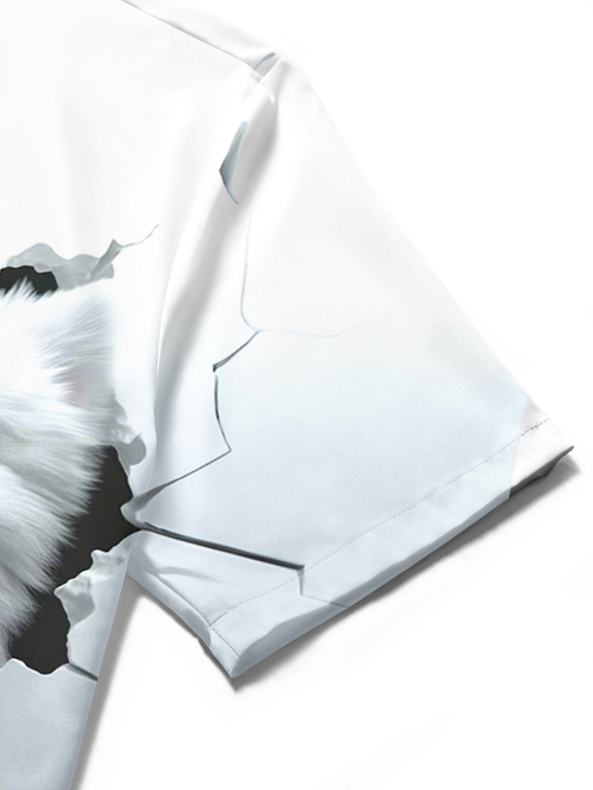 Puppy Print Men's Pocket Short Sleeve Shirts