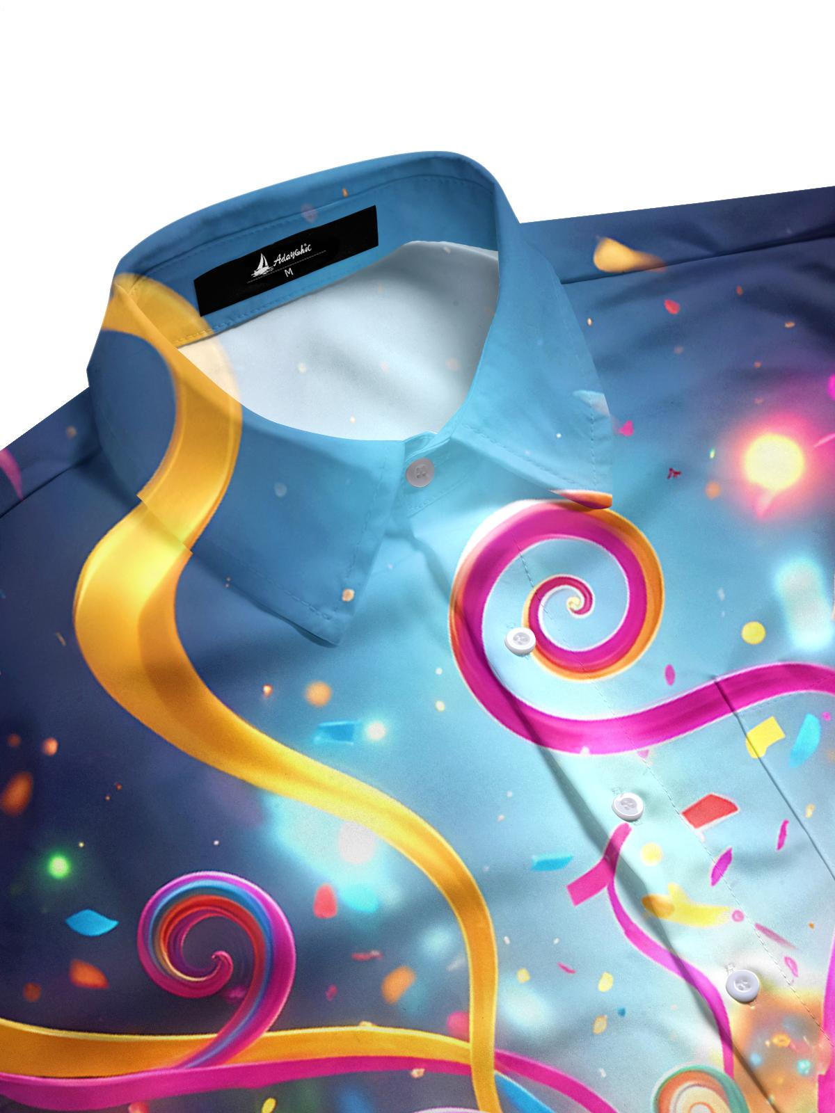 Ribbons Men's Pocket Short Sleeve Shirts