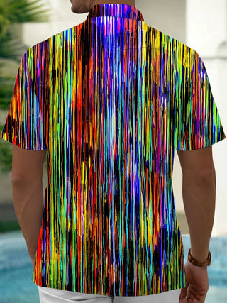 men's tye dye shirt back view