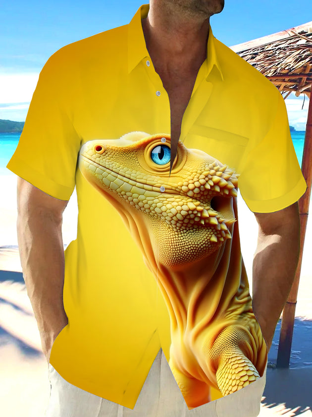 men's pocket shirt back view