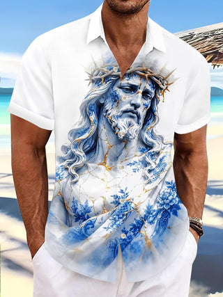 men's shirt front view