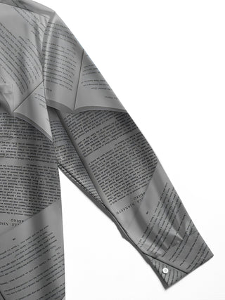 men's printed shirt close-up full sleeve