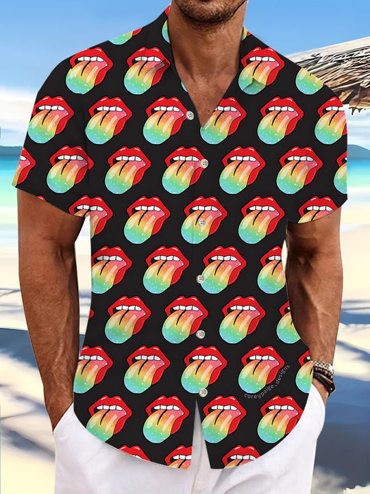 men's shirt front view