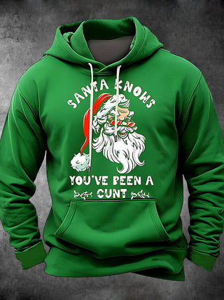 men's holiday shirt back view