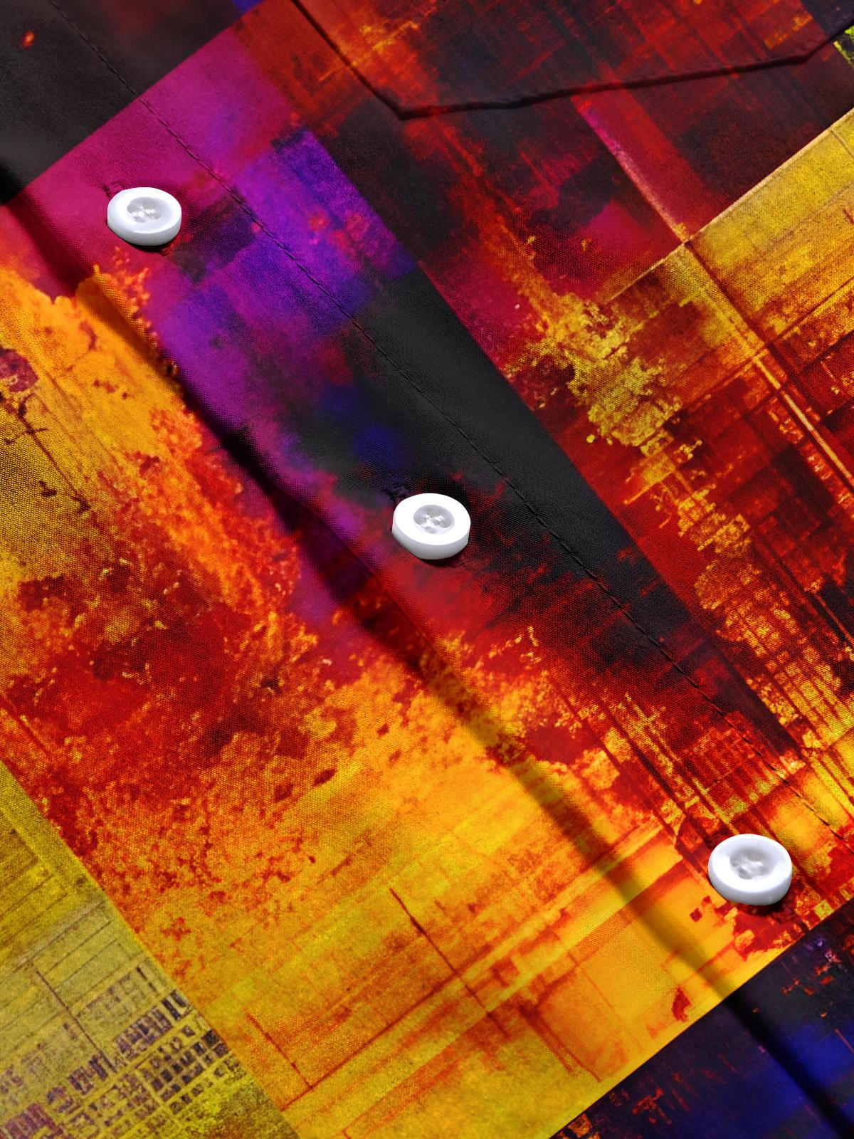 Geometry Men's Pocket Short Sleeve Shirts