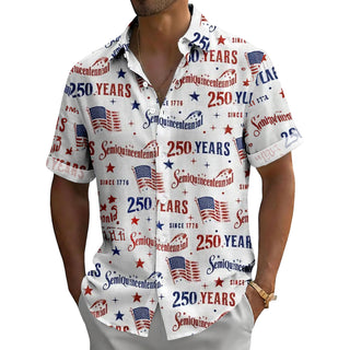men's casual shirt Independence Day view 29