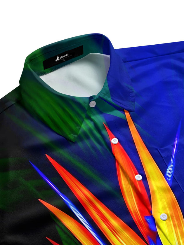 men's tropical shirt side view