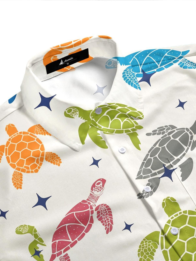 men's tropical shirt side view