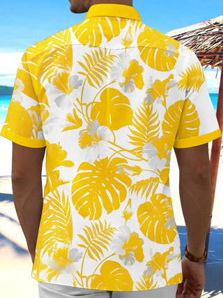 men's aloha shirt back view