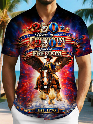 men's shirt front view Independence Day