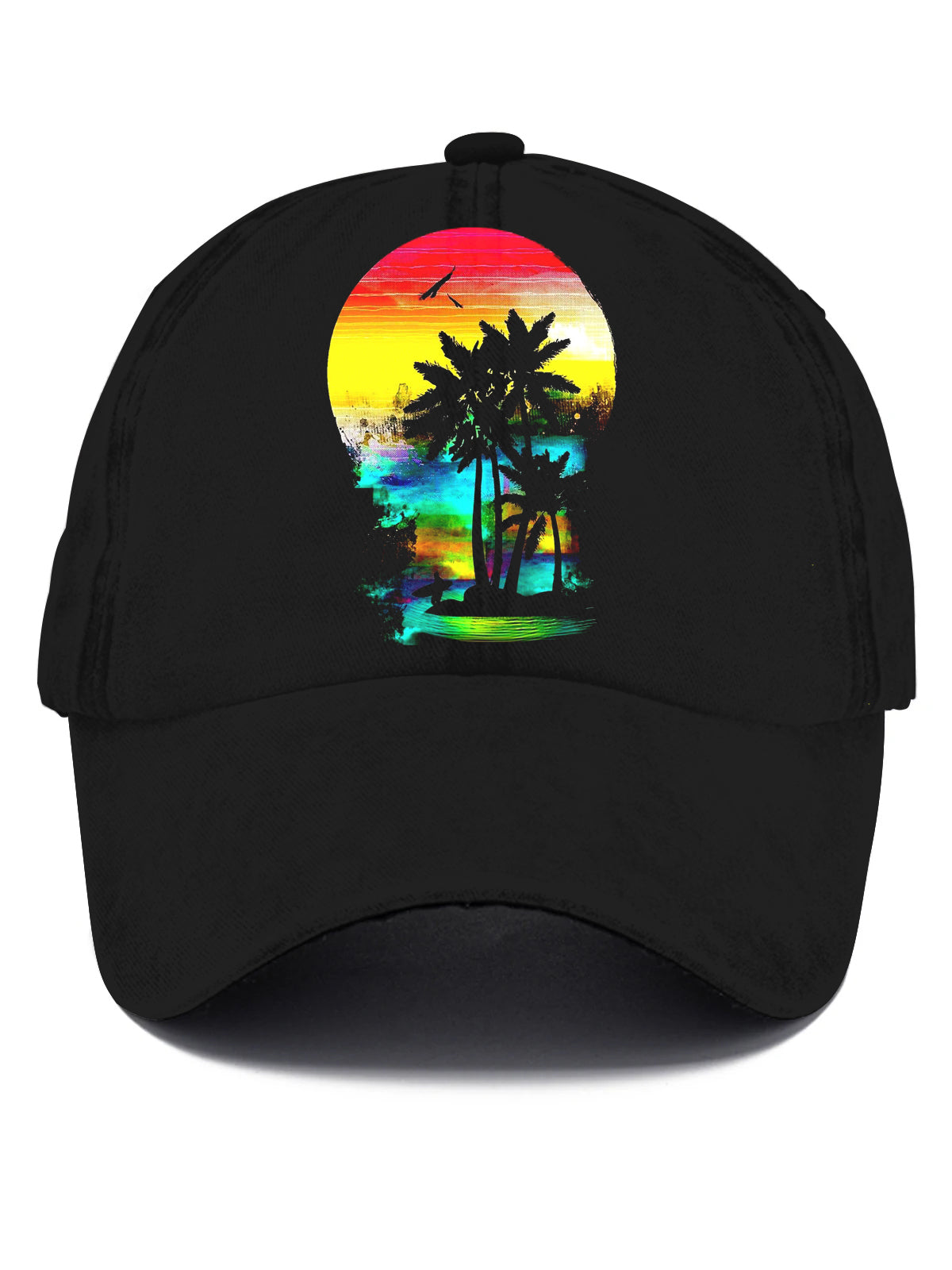 Coconut Tree Men's Print Baseball Cap