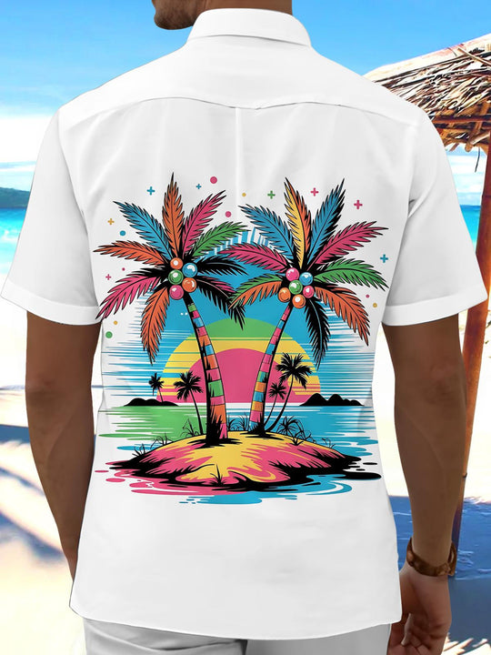 men's pocket shirt back view