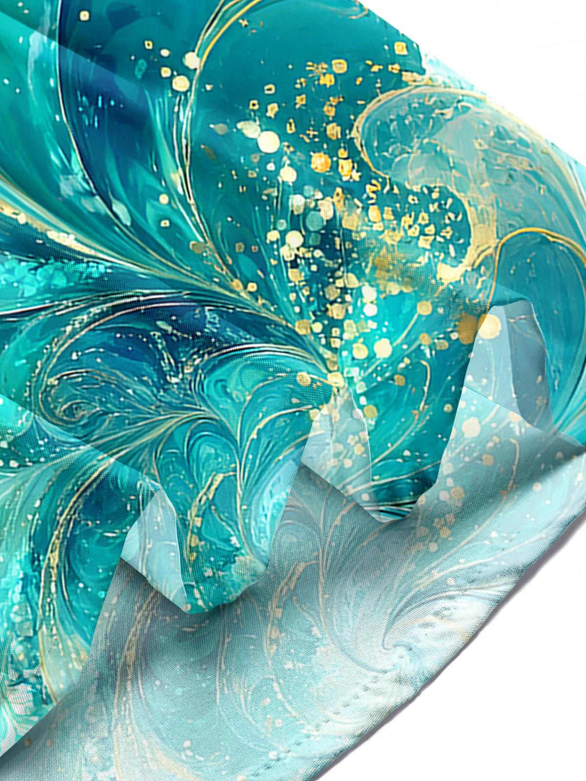 Floral Men's Pocket Short Sleeve Shirts