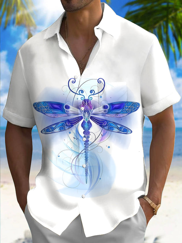 men's patterned sweater shirt front view