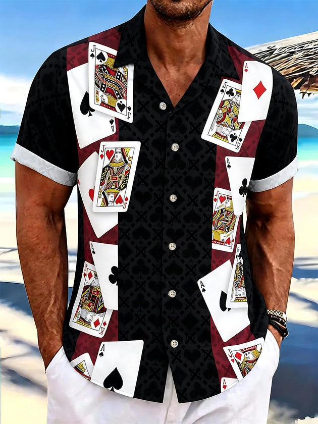 men's shirt front view