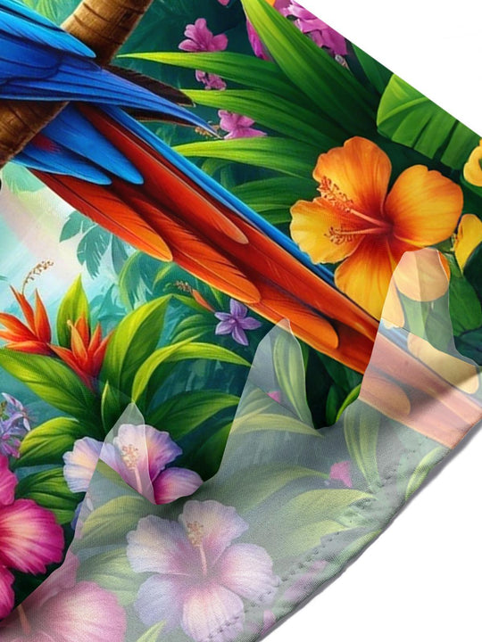 men's Hawaiian shirt tropical beach vacation