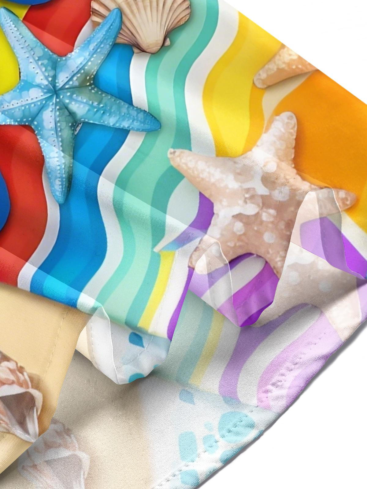 Hawaiian Print Men's Pocket Short Sleeve Shirts