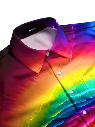 men's short sleeve shirt side view