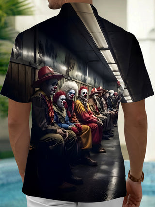 men's short sleeve shirt side view