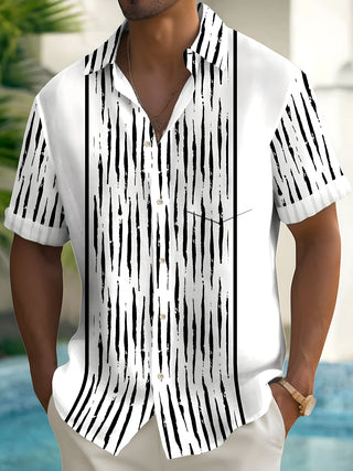 men's pocket shirt back view