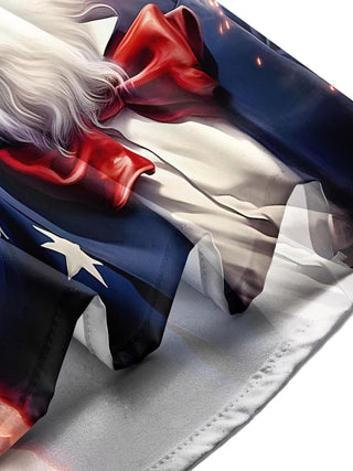 men's American flag print shirt Independence Day