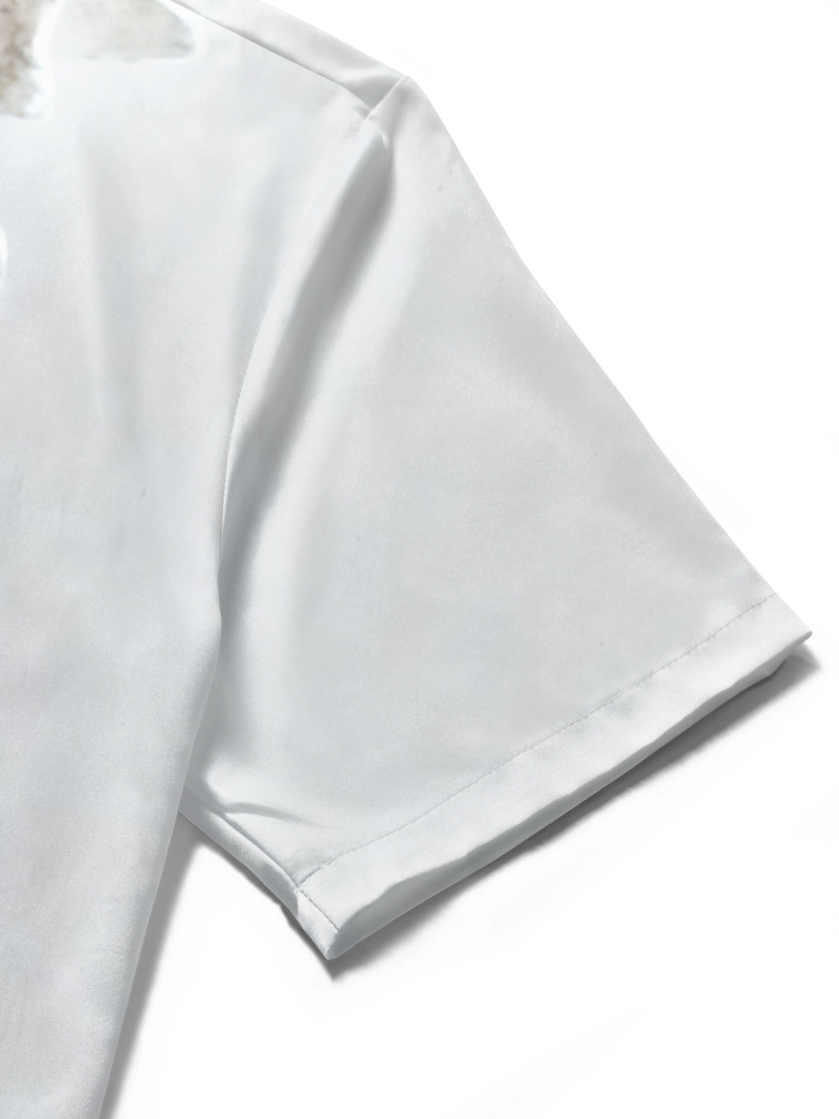 Butterfly Print Men's Pocket Short Sleeve Shirts