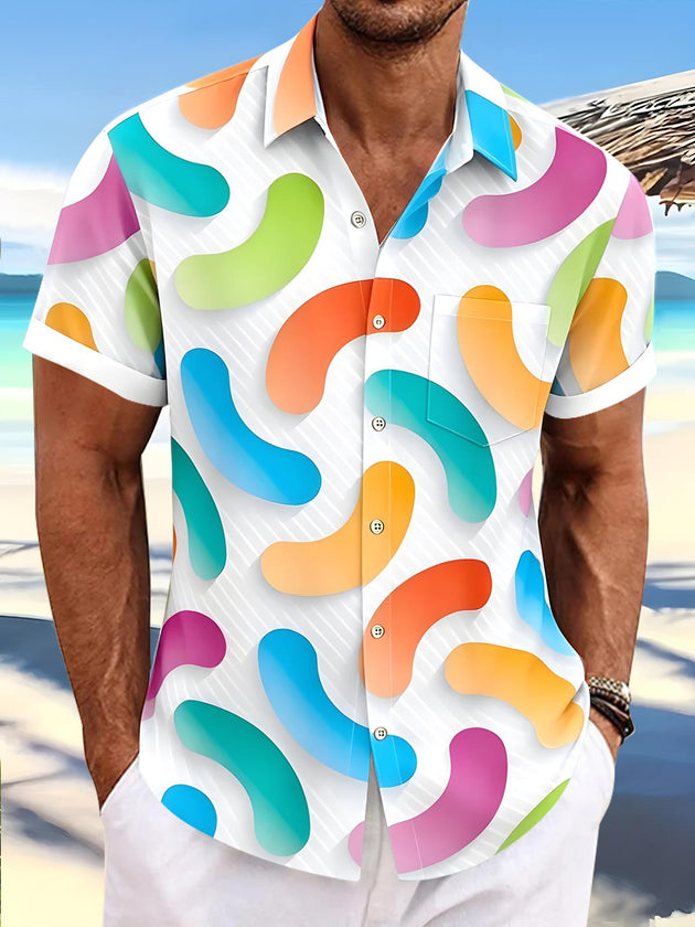 men's shirt front view